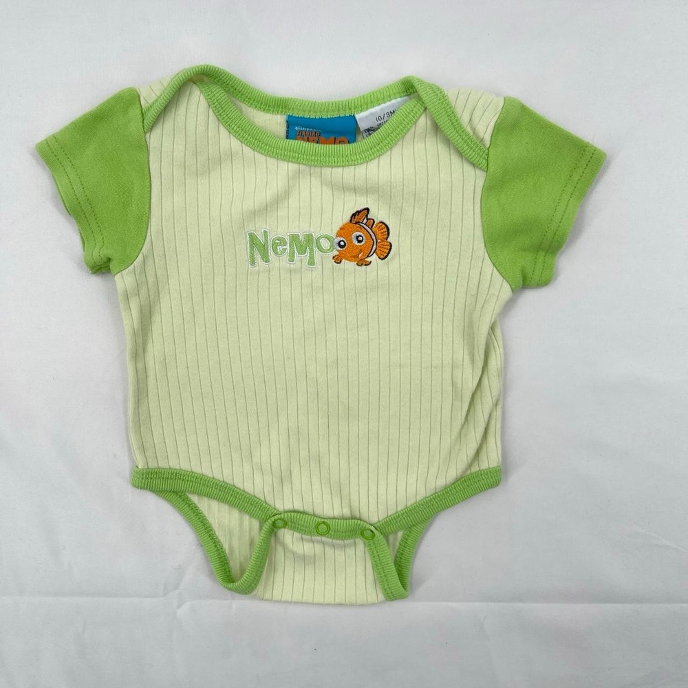 Vintage Y2K Disney Pixar Baby Bodysuit 0 3 Months Finding Nemo Kids Infant